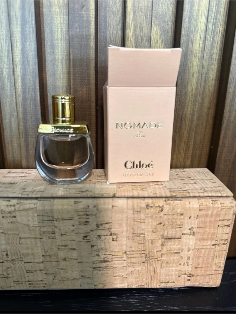 Chloe Nomade - Blush Pink & Gold Perfume Bottle